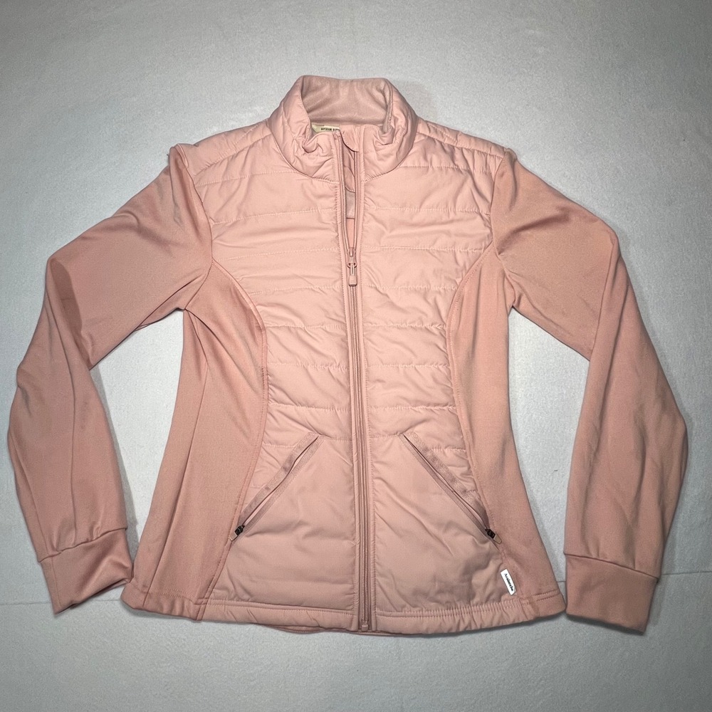 Avalanche Outdoor Supply Co Womens Medium Pink Hybrid Quilted Full Zip Jacket